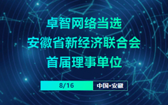 华体会网络当选安徽省新经济联合会首届理事单位